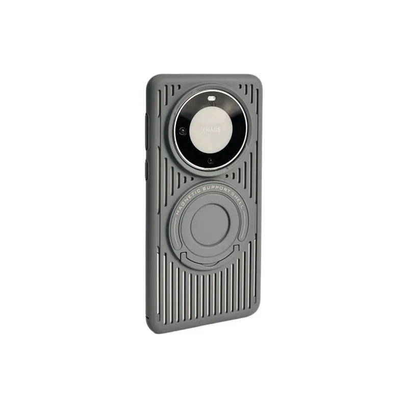 Sopi Acrylic Material Magnetic Gray Pull Handle Stand Phone Cases Set Compatibility With Huawei Mate 70/60 Pro/Pro+-1