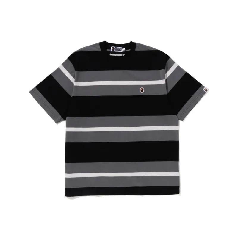 A BATHING APE Head One Point Hoop Tee-2