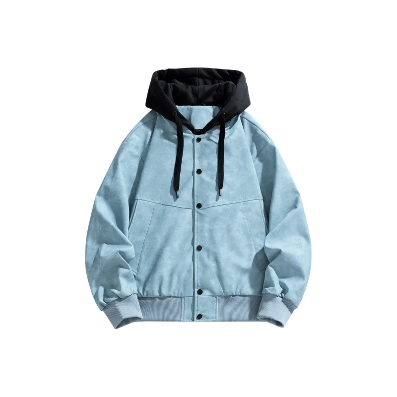 TINA GIA Jackets Coats Unisex Light Blue-0