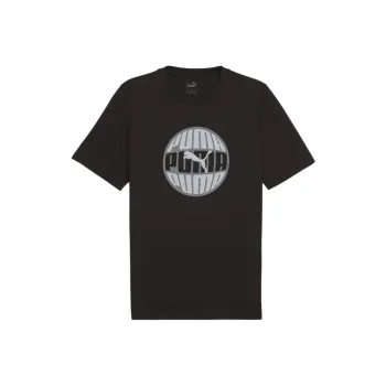 PUMA GRAPHICS Circular Men's Tee T Shirt Men's Black