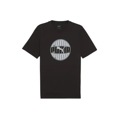 PUMA GRAPHICS Circular Men's Tee T Shirt Men's Black