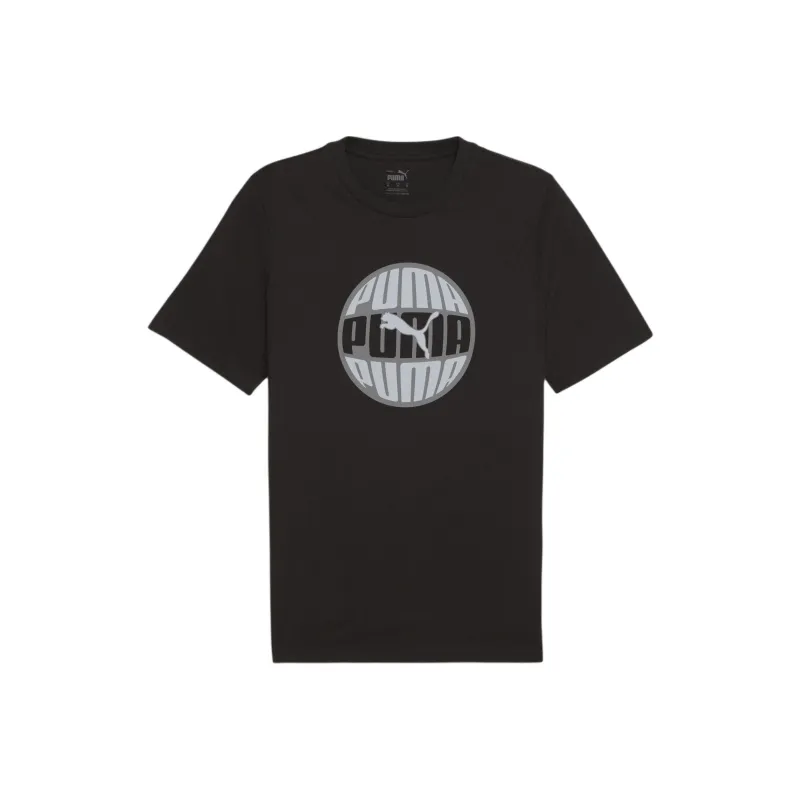 PUMA GRAPHICS Circular Men's Tee T Shirt Men's Black-0