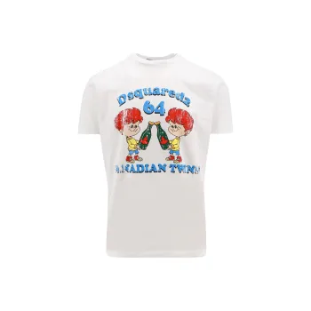 DSQUARED 2 Graphic Printed Crewneck T Shirt
