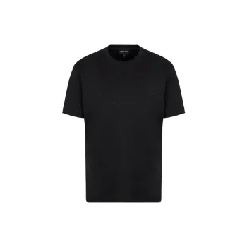 GIORGIO ARMANI Pure Cotton Interlock Signature Logo T-shirt