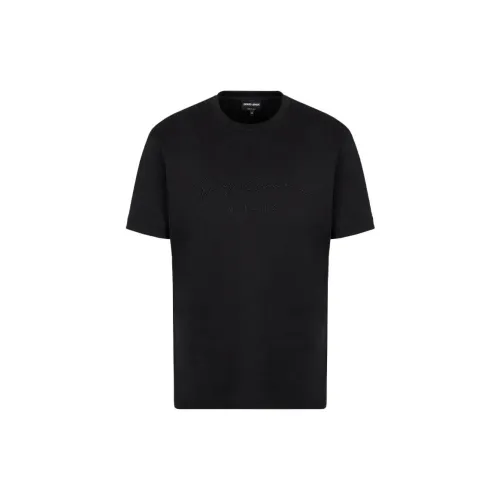 GIORGIO ARMANI Pure Cotton Interlock Signature Logo T-shirt
