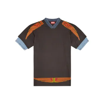 DIESEL T Shirts Men Dark Gray