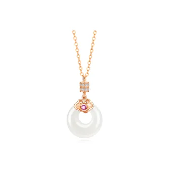 Crafts Women's Chalcedony Necklaces Unisex