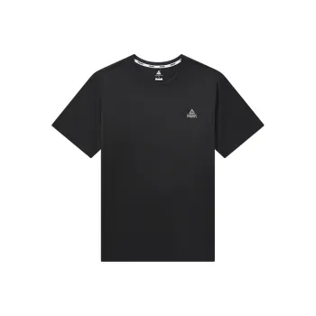 PEAK T Shirts Men Black Heather Gray