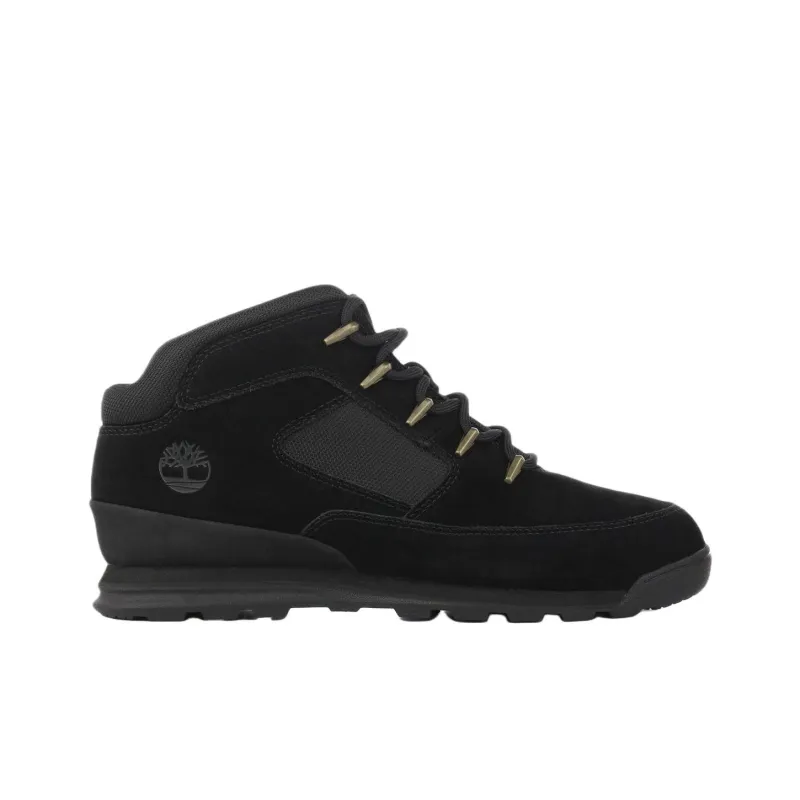 Timberland Euro Rock Anti Slip Wear Resistant Mid Top Hiking Shoes Men's Black-1