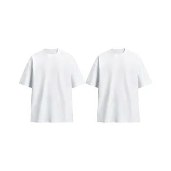 Unblank Drop Shoulder Sleeve T-Shirt Unisex 2 Pack