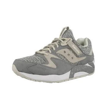 Saucony Grid 9000 Anti Slip Wear Resistant Low Top Running Shoes Unisex Gray