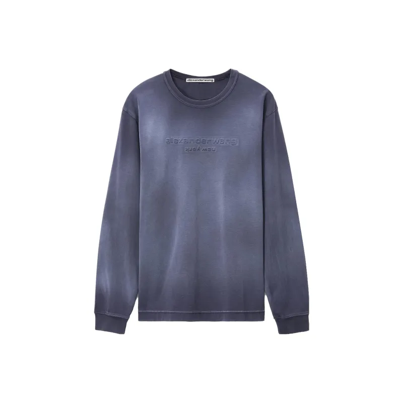 Alexander Wang Logo embossed Cotton Sweatshirt-0