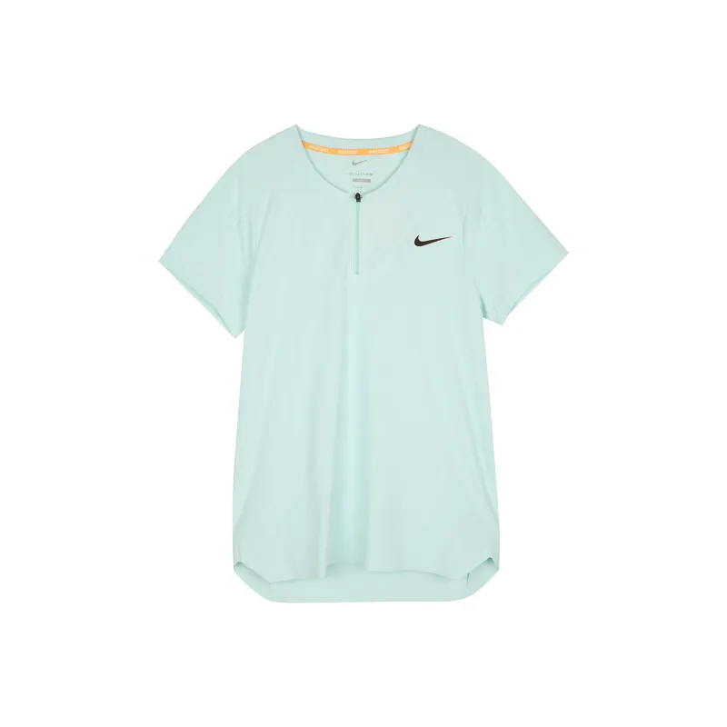 Nike T Shirts Men Ice Emerald Blue-0
