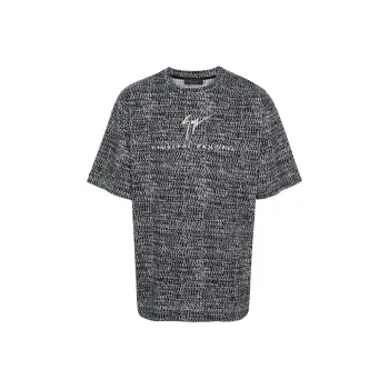Giuseppe Zanotti Digital-Printed Crewneck T-Shirt