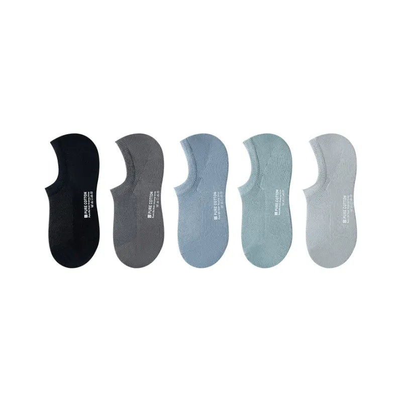 Top Melon No Show Socks Men's 5 Pack-10