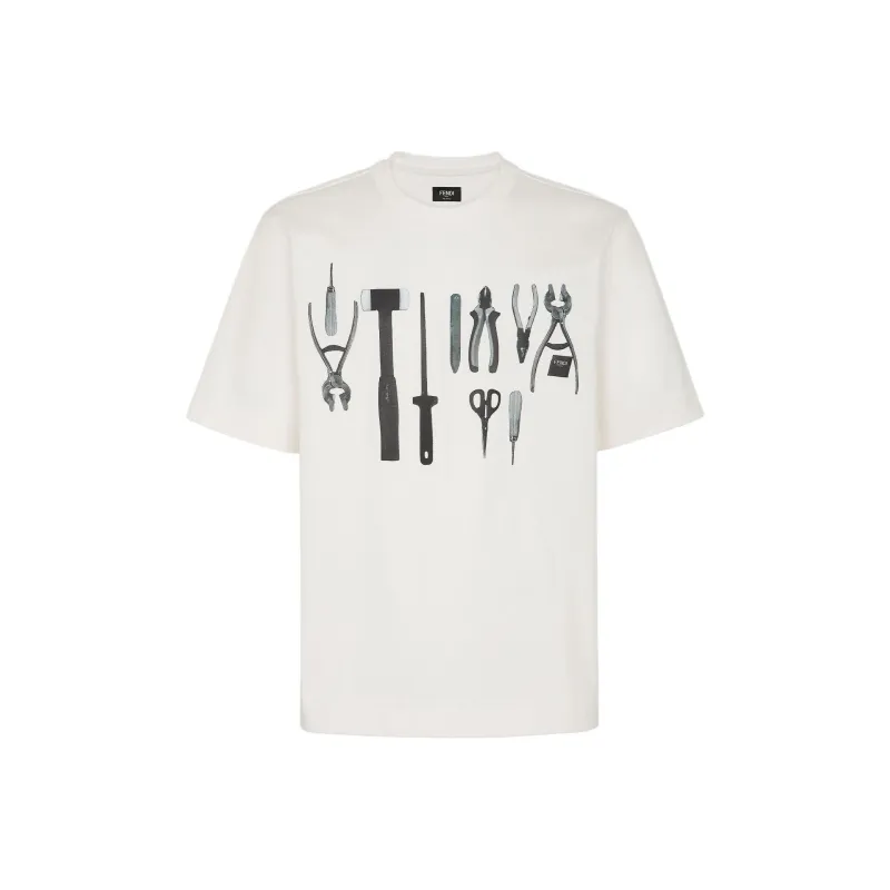 FENDI Tools Cotton T shirt-0