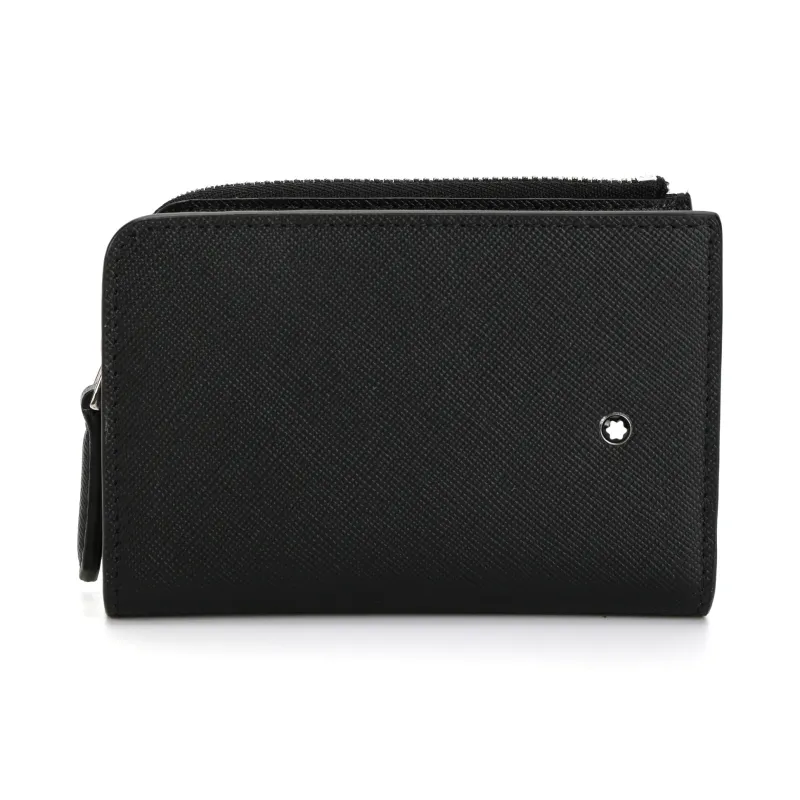 MONTBLANC Leather Wallet Unisex Black-0