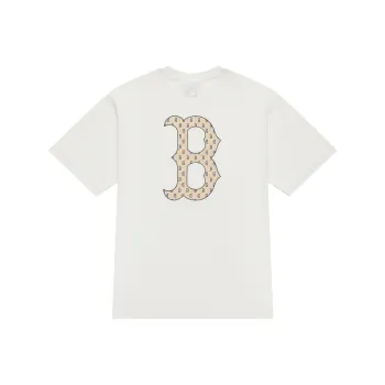 MLB MONOGRAM Reading Collection SS24 T Shirt Unisex Cream