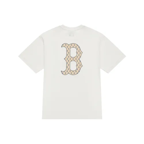 MLB MONOGRAM Reading Collection SS24 T Shirt Unisex Cream