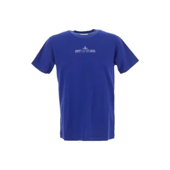 STONE ISLAND T Shirts Men Dark Blue