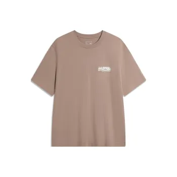 LiNing Sports Trend Series T Shirt Men's Cocoa Brown