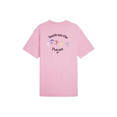 PUMA Future Graphic DOWNTOWN GRAPHIC TEE T Shirt Men's Pink