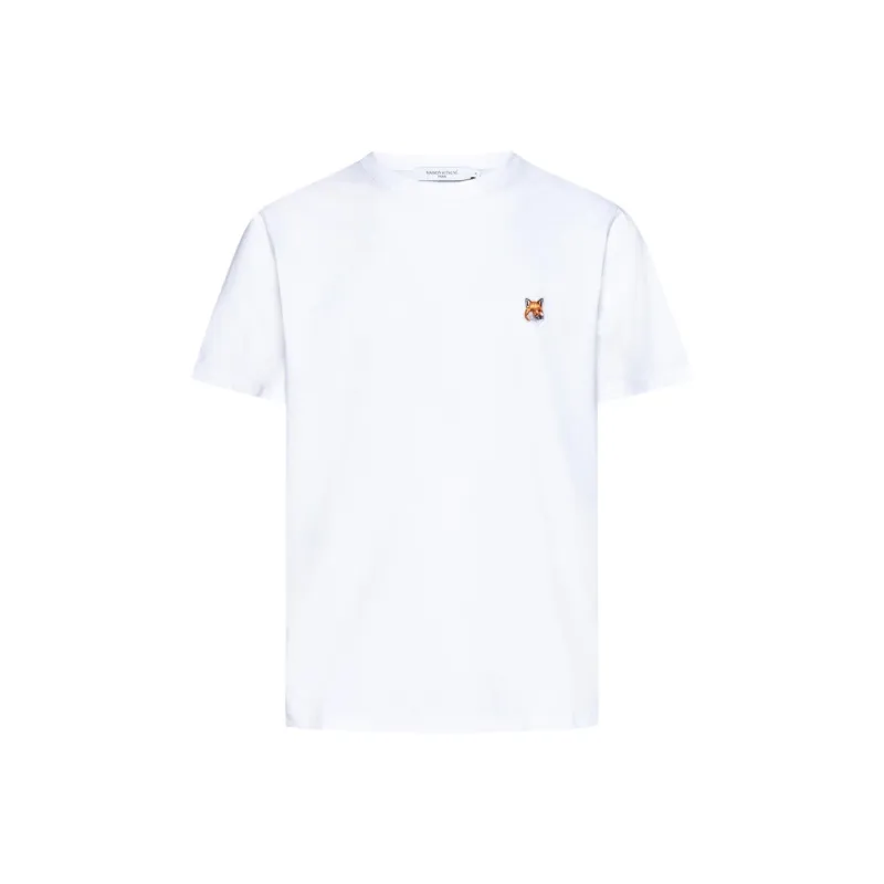 Maison Kitsune Fox Head Patch Crewneck T Shirt-0