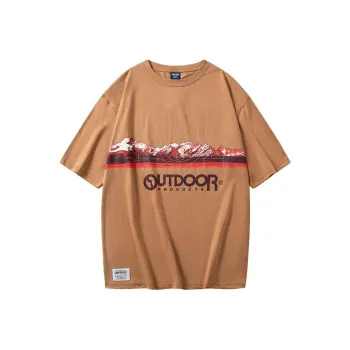 OUTDOOR PRODUCTS Drop Shoulder Sleeve T Shirt Men's Desert Brown