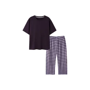 MIIOW Cool One Summer Series Pajama Set Women's Dark Purple