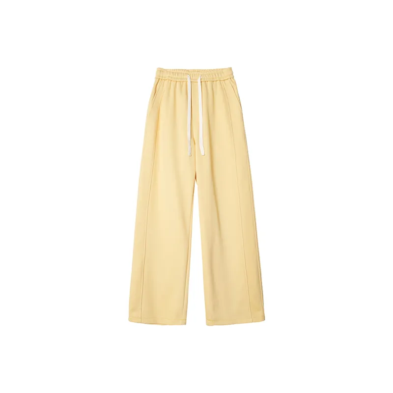 REXSHION Casual Pants Unisex White Heather Gray-17