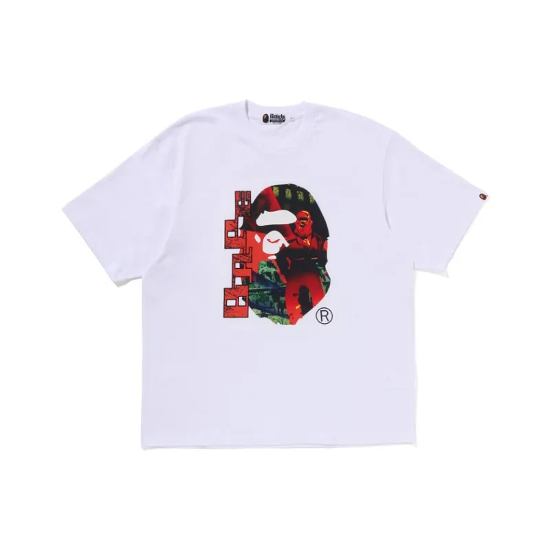 A BATHING APE Head Graphic Tee-2