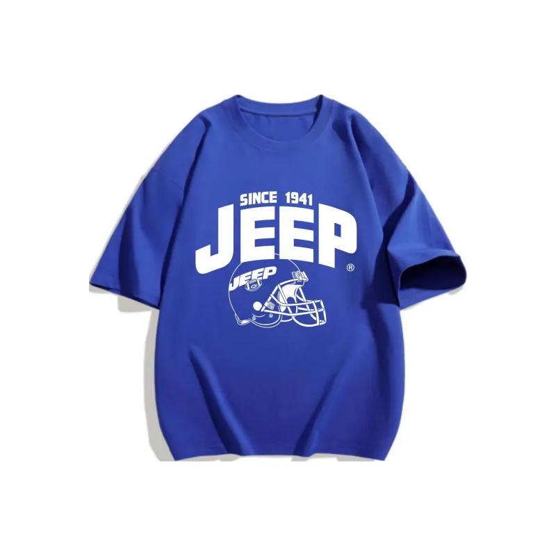 Jeep 2024 Summer Drop Shoulder Sleeve T Shirt Unisex-4
