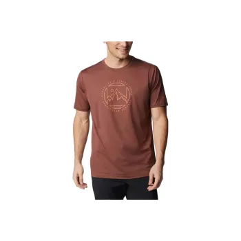 Columbia T-Shirts Men Maroon