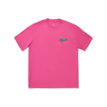 LiNing x ICECREAM T Shirt Unisex Lady Pink