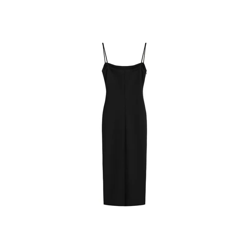 ABBY GODDESS Slip Dresses Women's Black-1