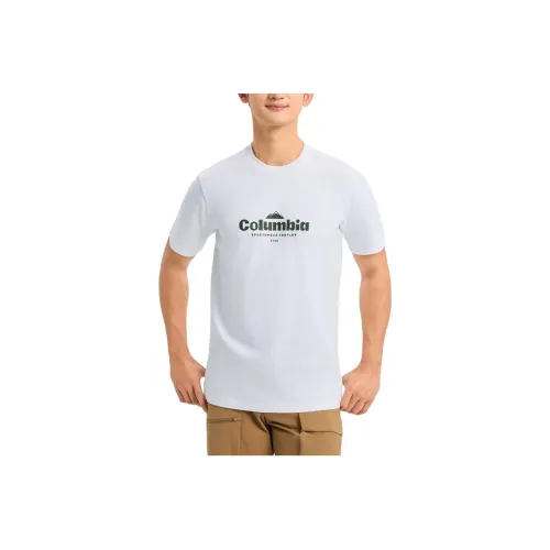 Columbia T Shirts Men White