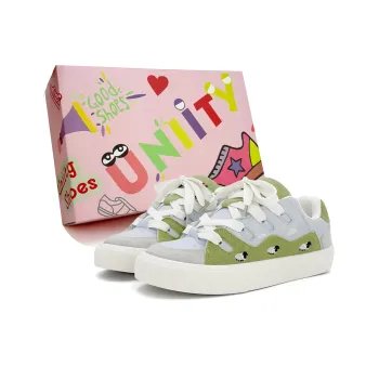 UNIITY Skateboard Shoes Women's Low Top Grass Cake