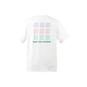 THE NORTH FACE Drop Shoulder Sleeve T Shirt Unisex White