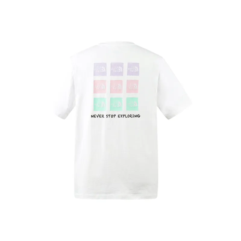 THE NORTH FACE Drop Shoulder Sleeve T-Shirt Unisex White-0