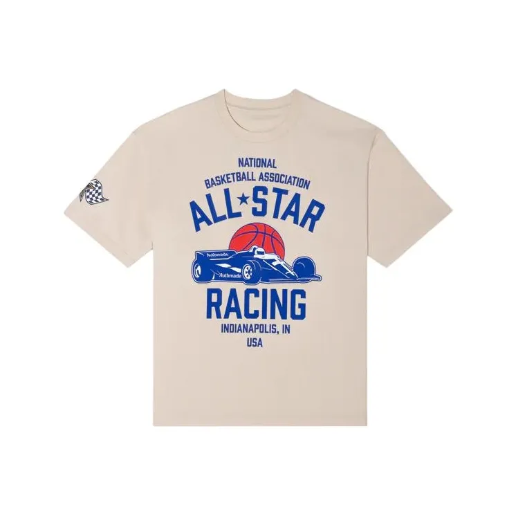 NBA x Authmade T-Shirt Unisex Cream-0