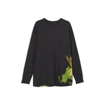 Y 3 Graphic print Long sleeve T shirt