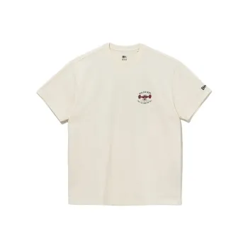 New Era SS24 T Shirt Unisex Ecru