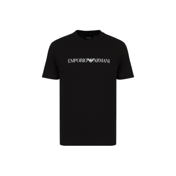 EMPORIO ARMANI Pima jersey T shirt With Logo Print
