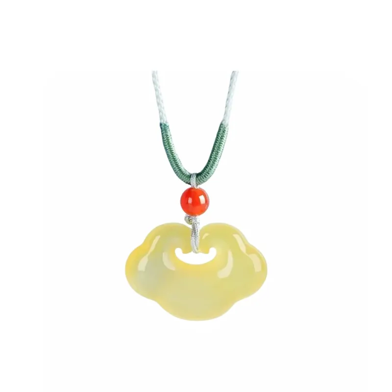 Ancient Jewelry Chalcedony Necklaces Unisex-6