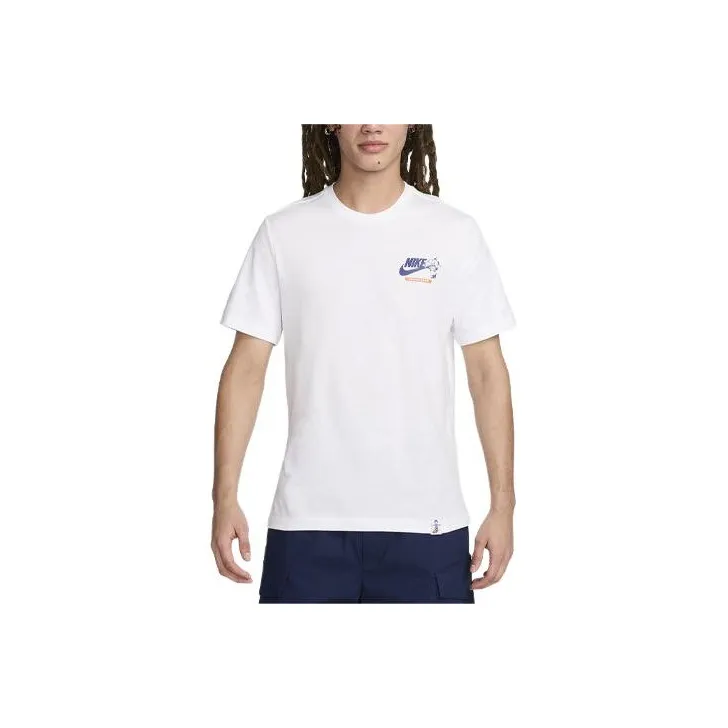 Nike T Shirts Men White-0