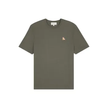 Maison Kitsune Fox Patch Crewneck T Shirt