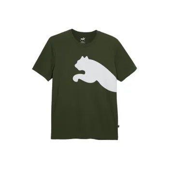 PUMA Oversized Logo T-Shirts Men Green