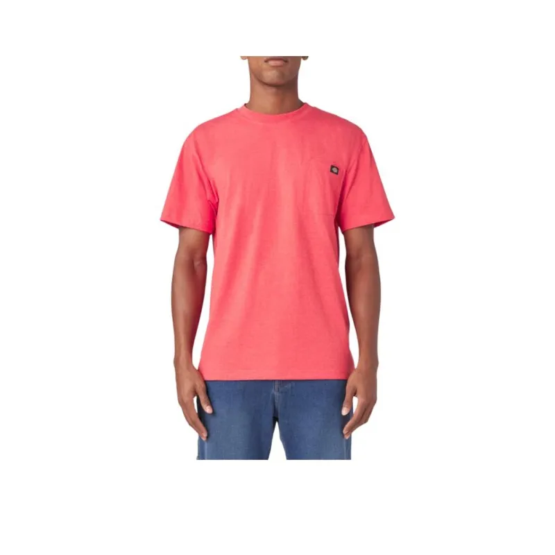 Dickies Heavyweight Heathered Short Sleeve Pocket T-Shirt T-Shirt Men's Pink-0