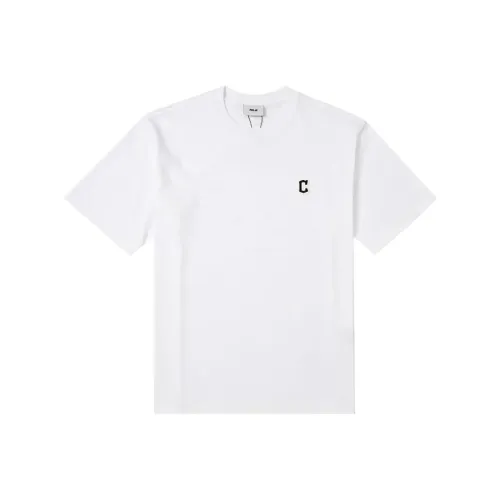 MLB Drop Shoulder Sleeve T Shirt Men's White