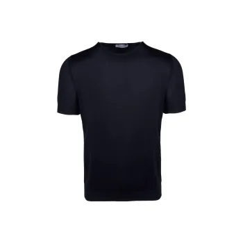 JOHN SMEDLEY T Shirts Men Marine Blue